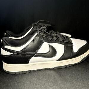 Size 13 - Nike Dunk Low Black White Men's Shoes - Ships Now